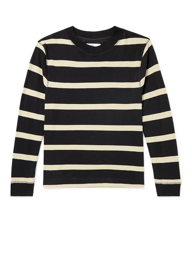 Photo: Margaret Howell - MHL Striped Cotton-Jersey T-Shirt - Black