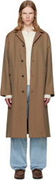 vowels Beige Spit Raglan Coat