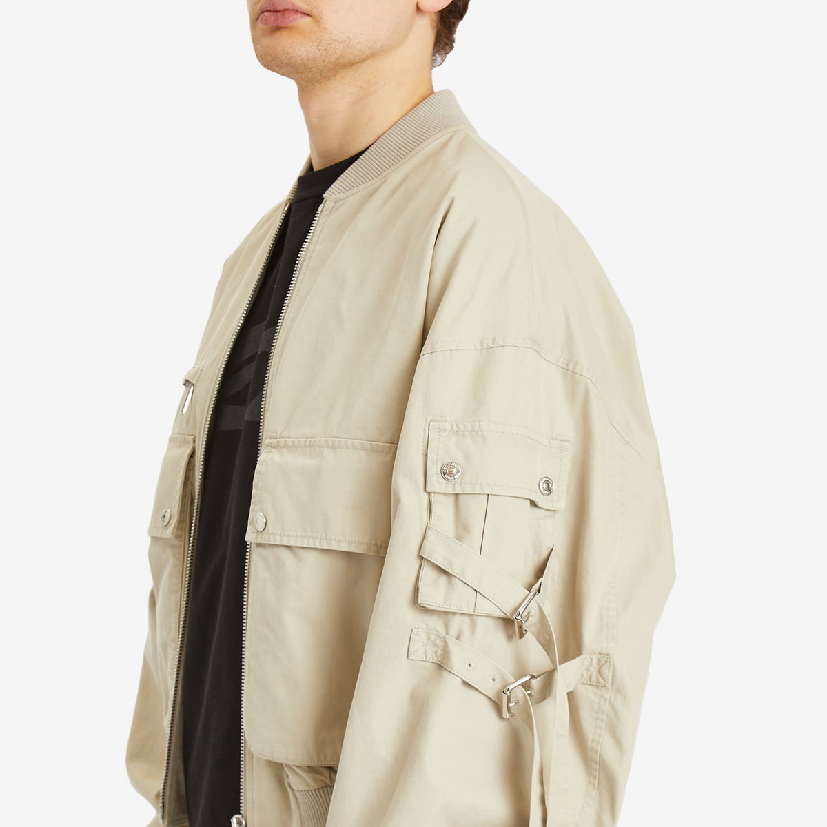 Dsquared2 Men's Utility Bomber Jacket in Stone