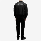 Versace Men's Milano Stamp Bomber Jacket in Black
