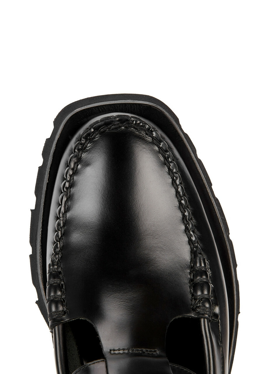 Hereu Alber Sport Leather Loafers Black