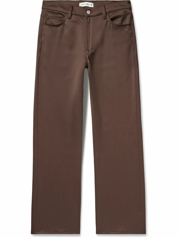 Photo: Our Legacy - 70s Straight-Leg Virgin Wool Trousers - Brown