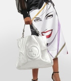Gucci Blondie Medium metallic leather shoulder bag