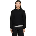 Moncler Black Textured Cashmere & Wool Sweater