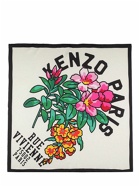 KENZO PARIS - Flower Bouquet Silk Twill Scarf