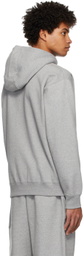 Nike Grey Solo Swoosh Heavyweight Hoodie