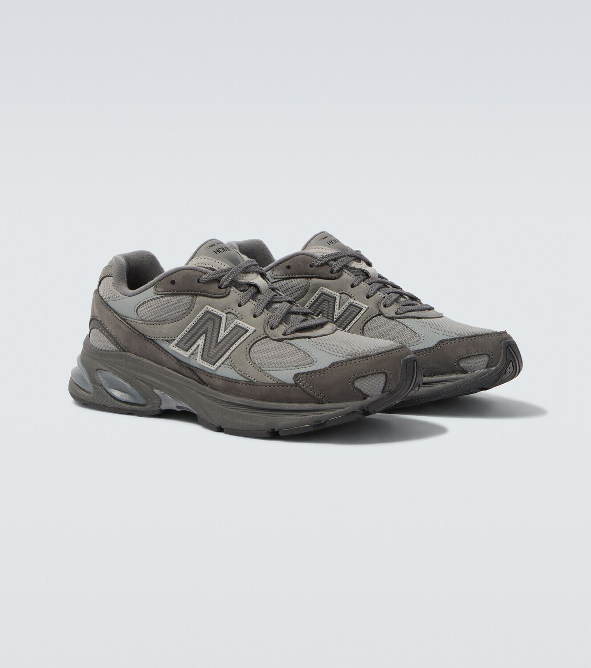 Comme des Garçons Homme x New Balance 2010 suede-trimmed sneakers