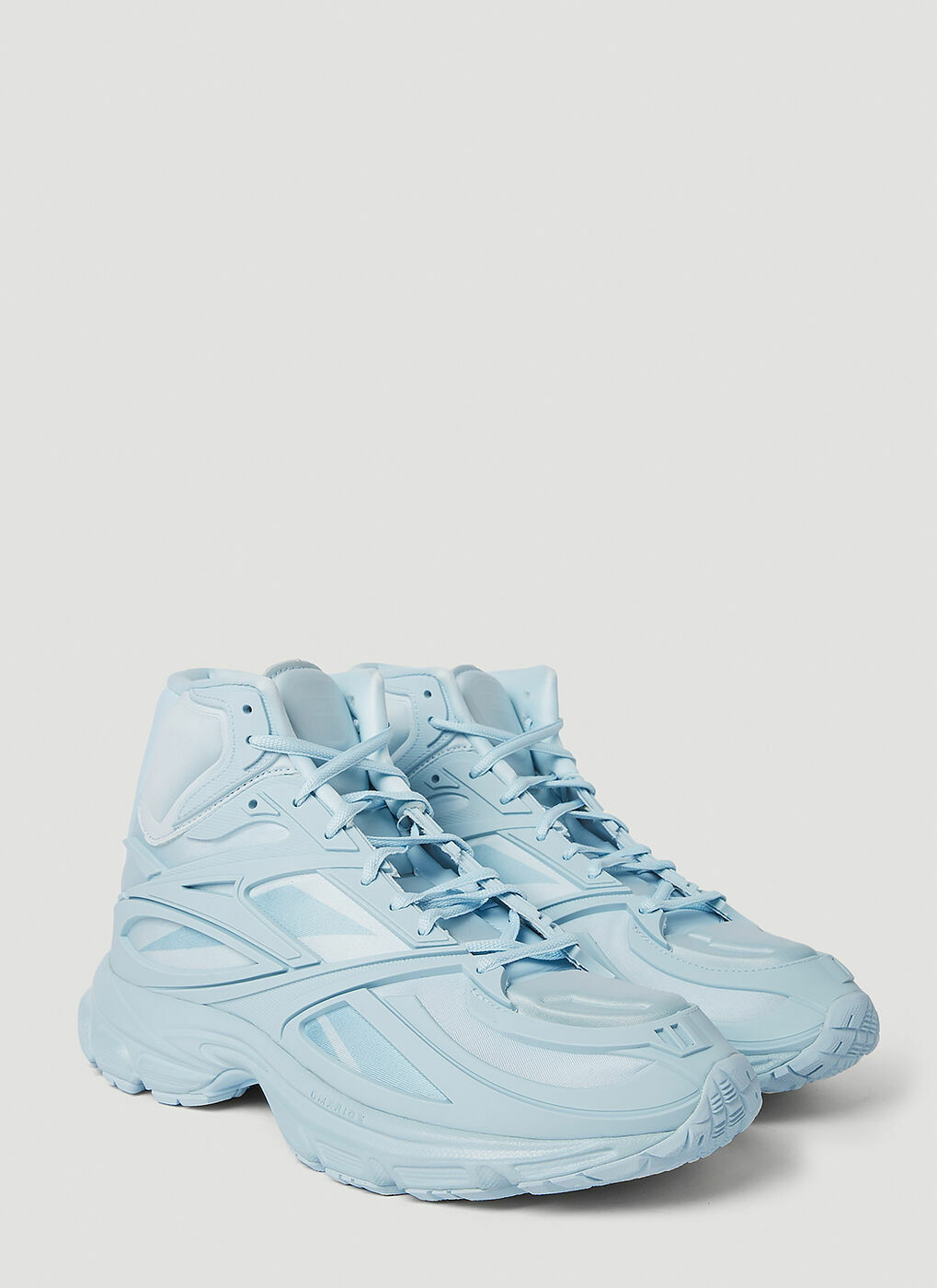 KANGHYUK x Reebok - Premier Modern Mid Sneakers in Light Blue Reebok