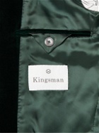 Kingsman - Slim-Fit Velvet Blazer - Green