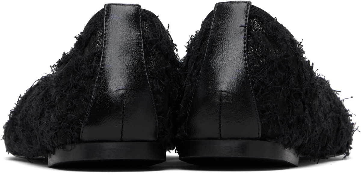 Proenza Schouler Black Glove Lace Ballerina Flats