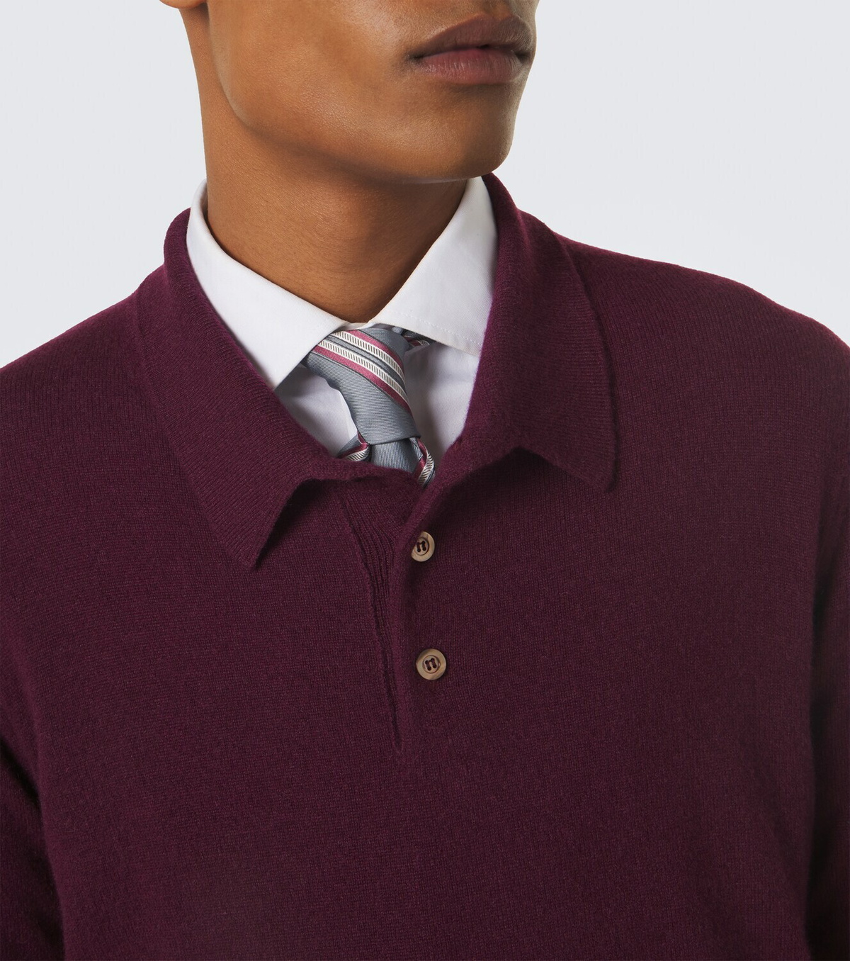 Rubinacci Cashmere polo sweater