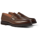 Cheaney - Hadley Burnished-Leather Penny Loafers - Brown