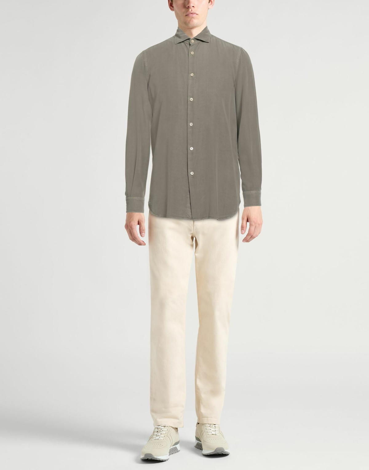 Boglioli Mens Shirt in Military green