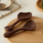 Ferm Living Os Salad Servers in Dark Brown