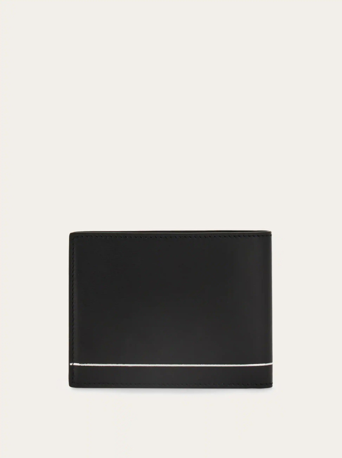 Ferragamo Mens Gancini wallet in Black