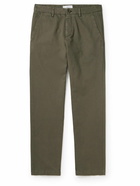 Mr P. - Straight-Leg Cotton-Twill Chinos - Green