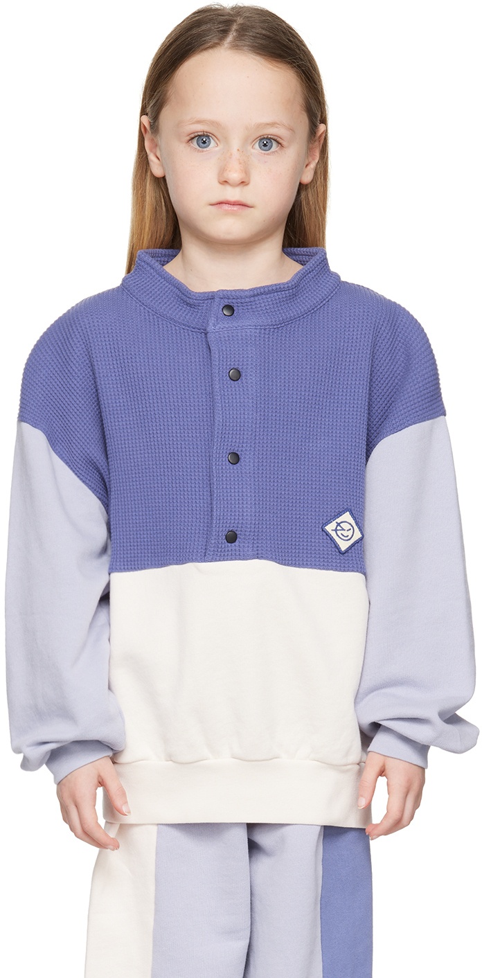 Photo: Wynken Kids Blue & Off-White Enji Sweater