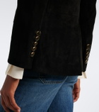 Veronica Beard Healy suede blazer