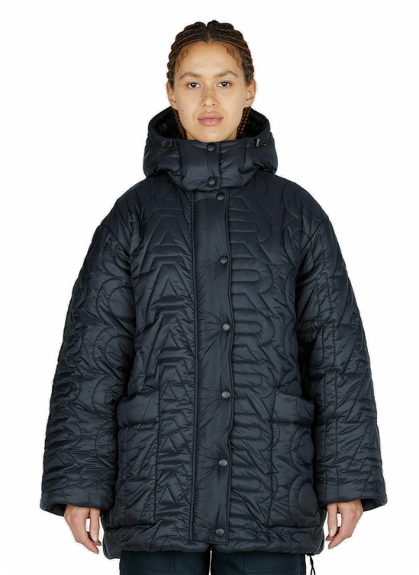 Photo: Marc Jacobs - Monogram Quilted Puffer Coat in Black