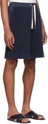 Jil Sander Blue Cotton Shorts