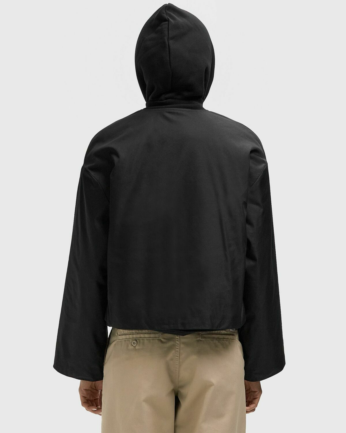 CLOSED BOMBER Black Womens Windbreaker