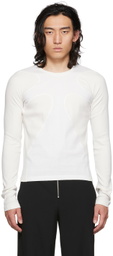 Dion Lee Off-White Paneled Long Sleeve T-Shirt
