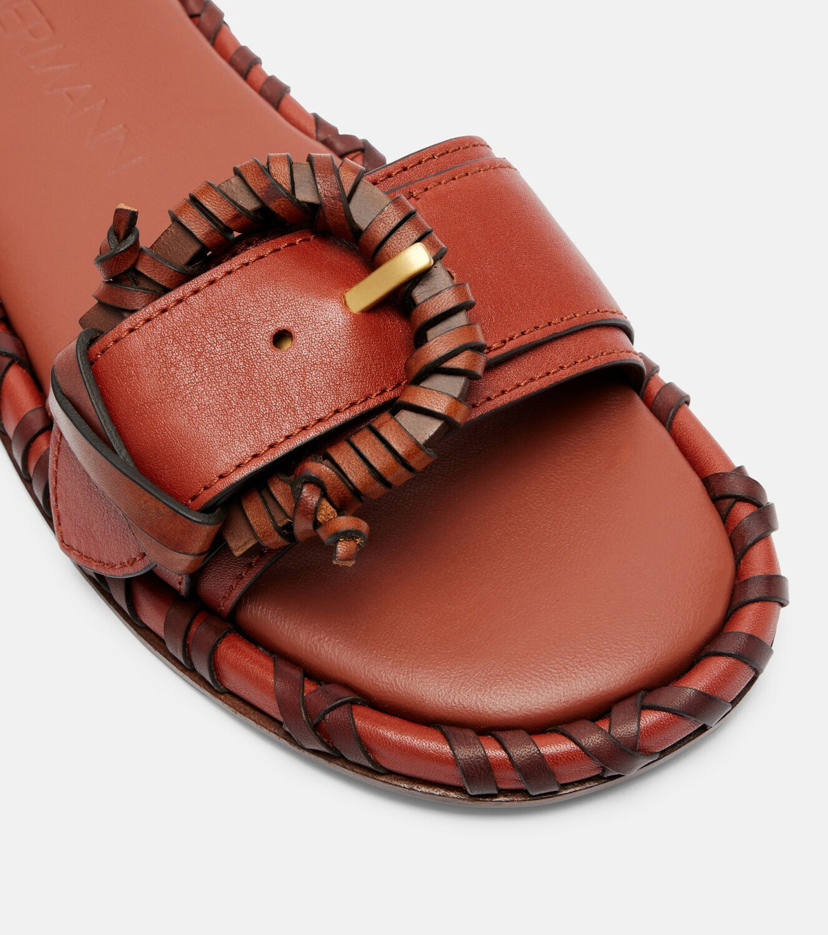 Zimmermann Alchemy leather slides