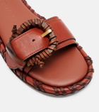 Zimmermann Alchemy leather slides