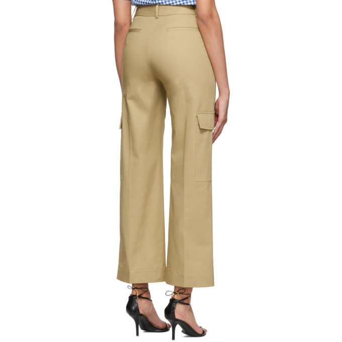 Ports 1961 Beige Wide Long Trousers