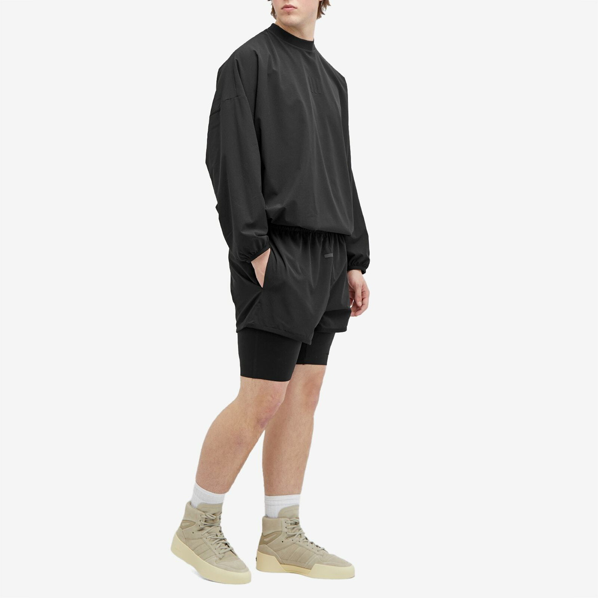 Adidas x Fear of God Athletics Half Length Tight in Black