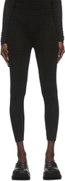 Givenchy Black Monogram Logo Leggings