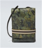 Dries Van Noten - Printed leather crossbody bag
