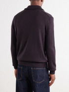Altea - Half-Zip Virgin Wool Sweater - Brown