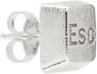 Secret of Manna Silver Esc Key Single Earring