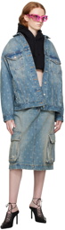 Givenchy Blue 4G Denim Jacket