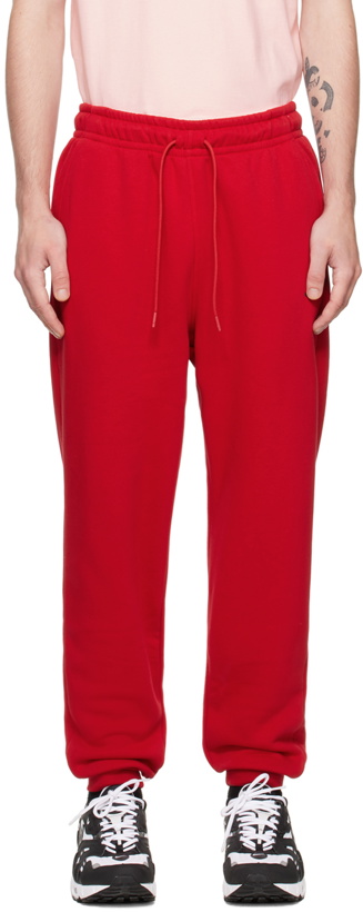 Photo: Nike Jordan Red Brushed Lounge Pants