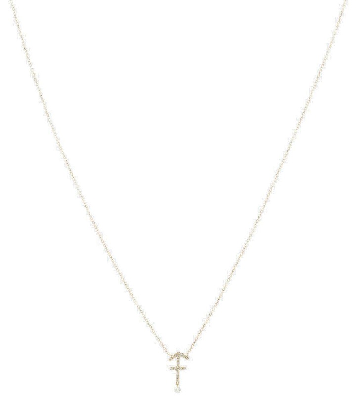 Photo: Persée Sagittarius 18kt gold necklace with diamonds