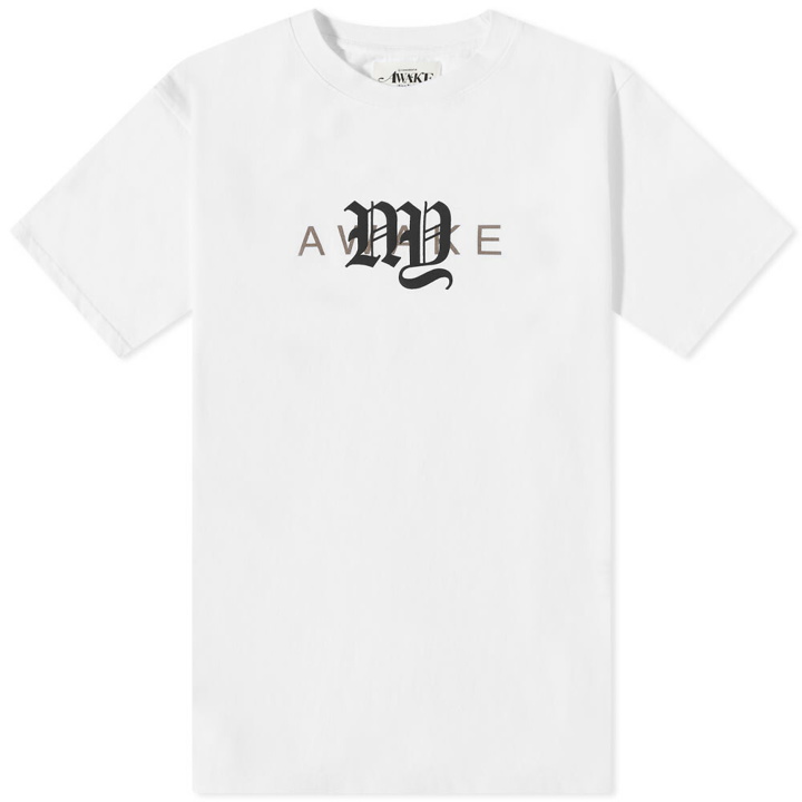 Photo: Awake NY Men's College Logo T-Shirt in White