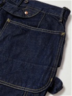 KAPITAL - Lumber Straight-Leg Panelled Jeans - Blue