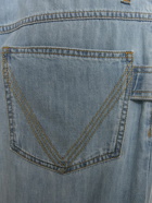 BOTTEGA VENETA - Light Bleached Wide Denim Jeans