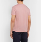 Officine Generale - Slim-Fit Garment-Dyed Cotton-Jersey T-Shirt - Pink