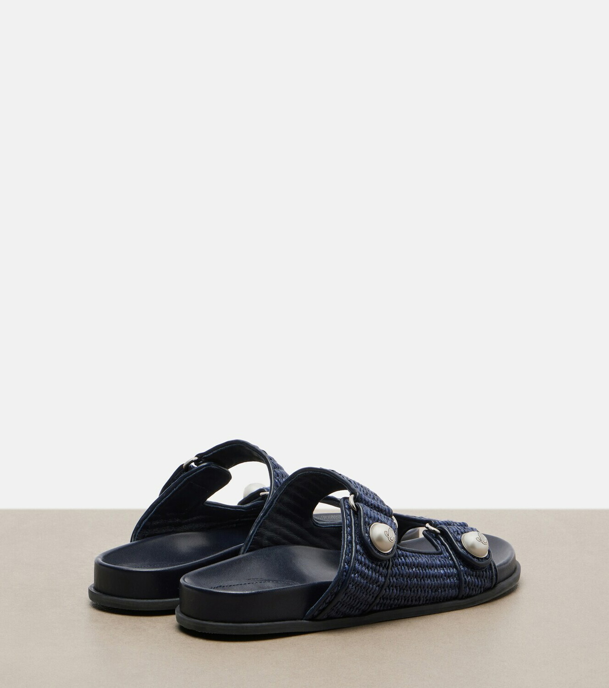 Jimmy Choo Fayence raffia-effect sandals