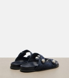 Jimmy Choo Fayence raffia-effect sandals