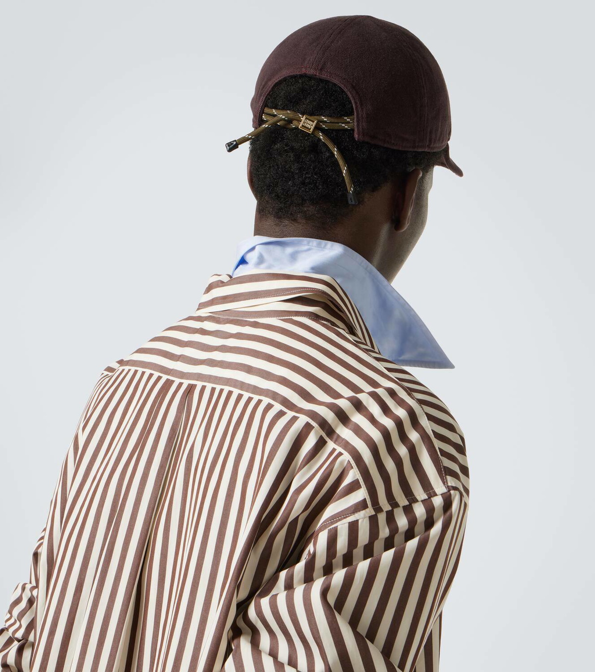 Miu Miu Logo denim baseball cap