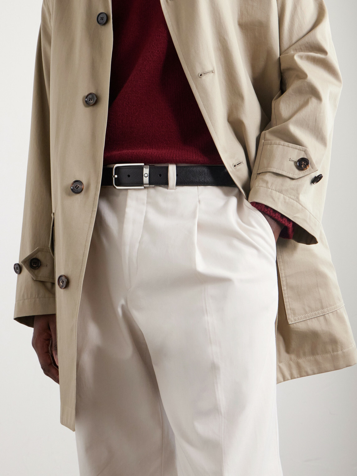 Montblanc - 3cm Leather Belt