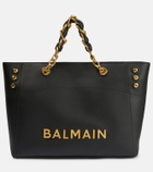 Balmain 1945 embellished leather tote bag