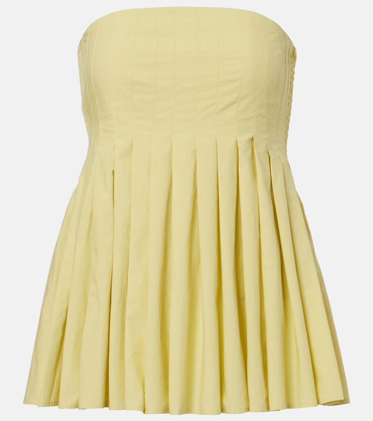Proenza Schouler White Label Avine peplum cotton top