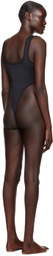 HÉROS Black 'The Bodysuit' Bodysuit