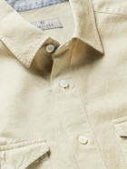 Canali - Linen-Blend Twill Overshirt - Neutrals
