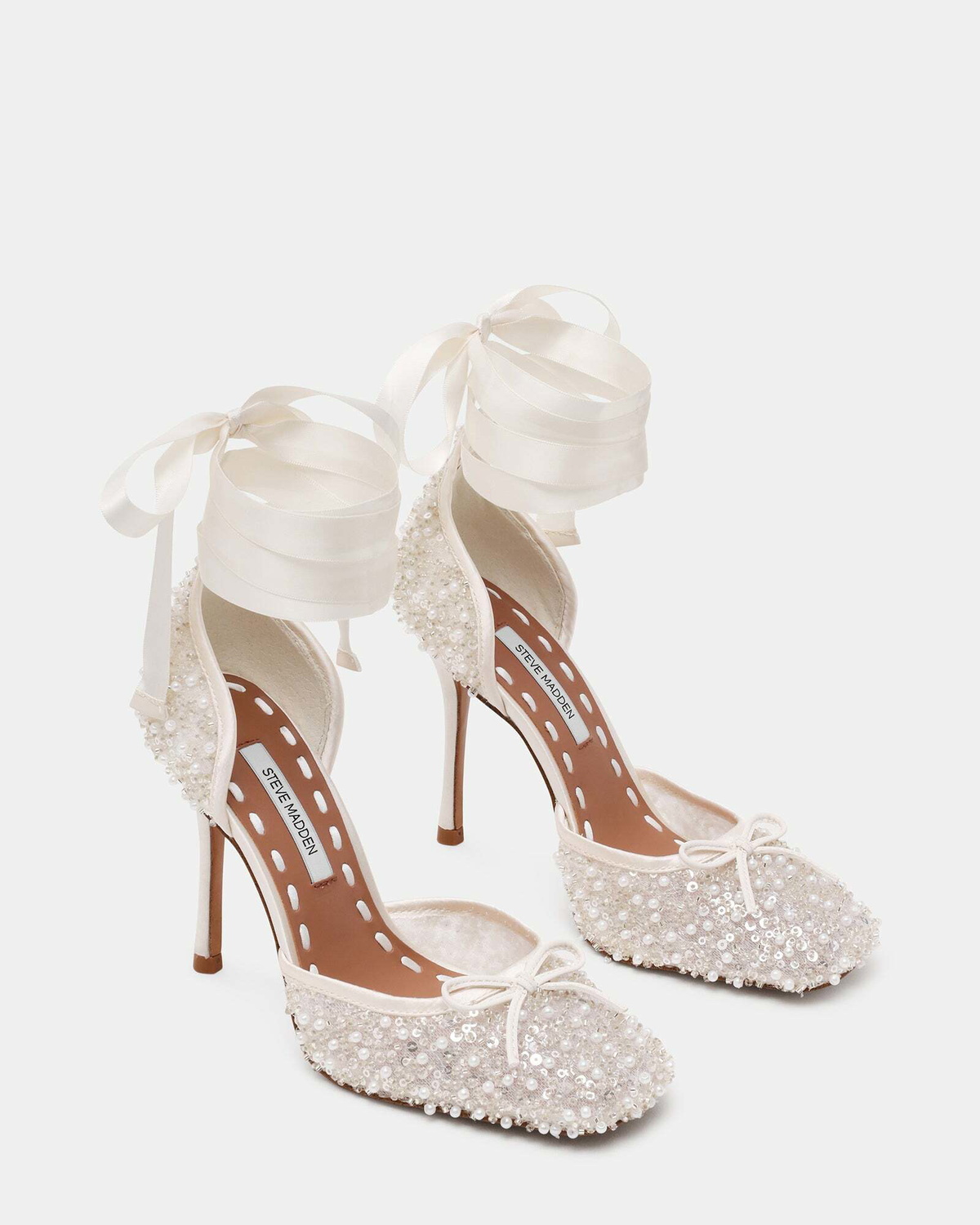 Steve Madden Larina-E Heels in White